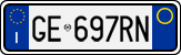 License plate of Italy, Cars (1994 year series)