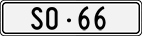 License plate of Switzerland, Cars