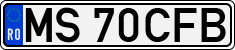 License plate of Romania, Regular plates