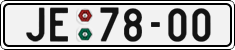 License plate of the Czech Republic, Cars (1960)