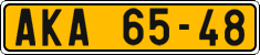 License plate of the Czech Republic, Commercial vehicles (1960)