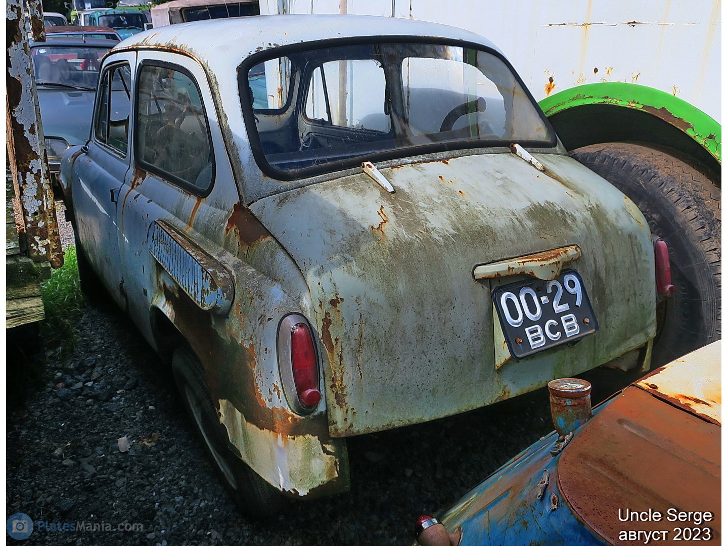 0029 ВСВ, ZAZ 965 965/965А Запорожец (Zaporozhets), 1959–1969