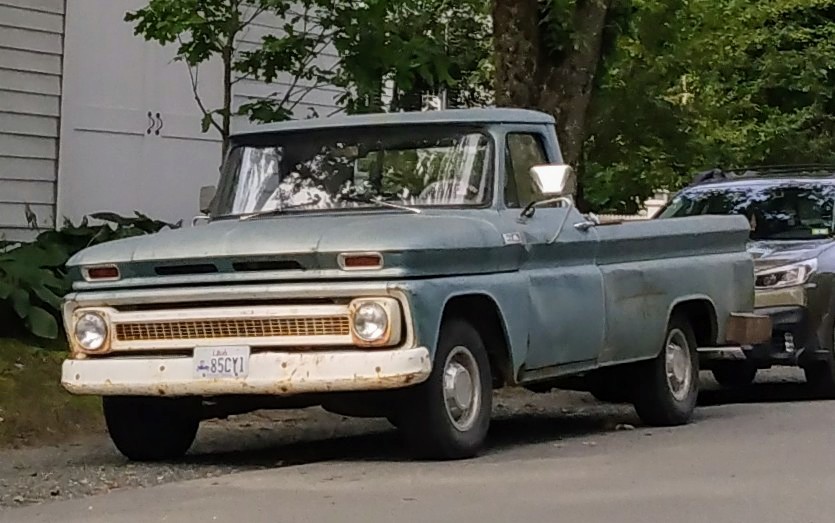 85CY1, Chevrolet C/K-Series 1st gen 10–20 Fleetside Pickup, facelift, 1961–1966