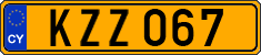 License plate of Cyprus, Commercial vehicles