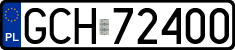 License plates of Poland, Regular car plates