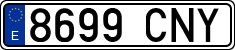 License plates of Spain, Ordinary (2000)