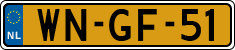 License plate of the Netherlands, Trailers