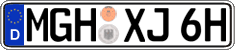 German license plate, Plates for oldtimers (type 