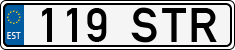 License plate of Estonia, Regular car plates