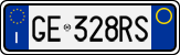License plate of Italy, Cars (1994 year series)