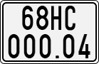 License plate of Vietnam, Specialty plates