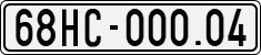 License plate of Vietnam, Specialty plates