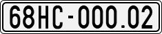 License plate of Vietnam, Specialty plates