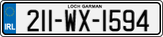 License plate of Ireland, Regular plates