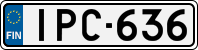 License plate of Finland, Cars