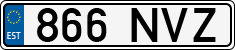 License plate of Estonia, Regular car plates