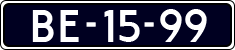 License plate of the Netherlands, Imported oldtimers (commercial vehicles)