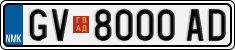 License plate of North Macedonia, Regular plates (2012)