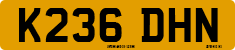 License plate of the United Kingdom, 1983 year system