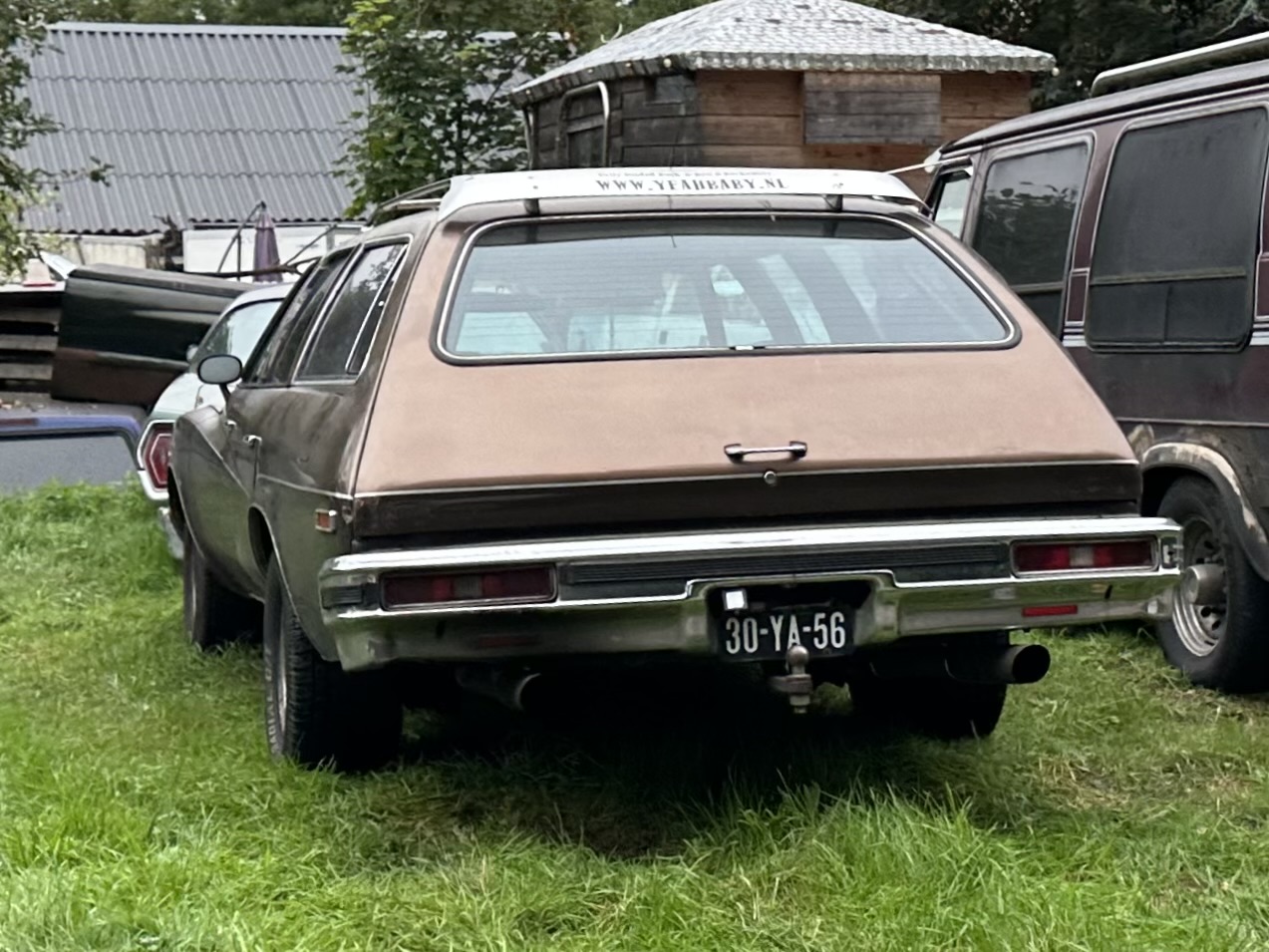 30-YA-56, Buick Century 3rd gen (Custom) 5-door Station Wagon (35/45; A-body), 3rd facelift, 1975–1977