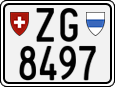License plate of Switzerland, Motorcycles