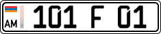 License plate of Armenia, Trailers belonging to organizations