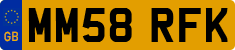 License plate of the United Kingdom, 2001 year system