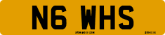 License plate of the United Kingdom, 1983 year system