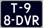 License plate of the Netherlands, Agricultural vehicles