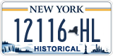 New York, Specialty plates (12345-AB)