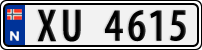 License plate of Norway, Trailers, motorcycles, special vehicles