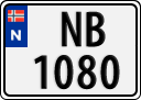 License plate of Norway, Trailers, motorcycles, special vehicles