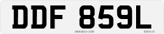 License plate of the United Kingdom, 1963 year system