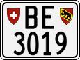 License plate of Switzerland, Motorcycles