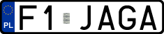 License plates of Poland, Vanity Plates
