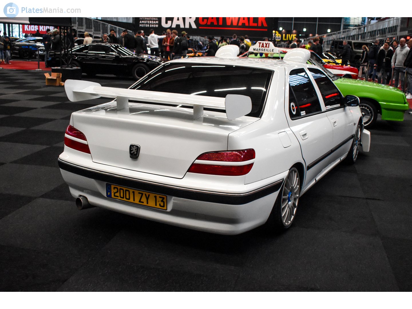 2001 ZY 13, License plate without vehicle 