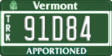 Vermont, Apportioned (12A34)