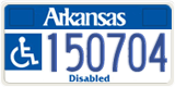 Arkansas, Disabled (12345(6))