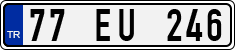 License plate of Turkey, Regular plates
