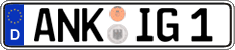 German license plate, Regular plates