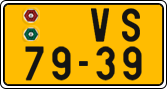 License plate of the Czech Republic, Commercial vehicles (1960)