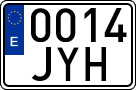 License plates of Spain, Ordinary (2000)