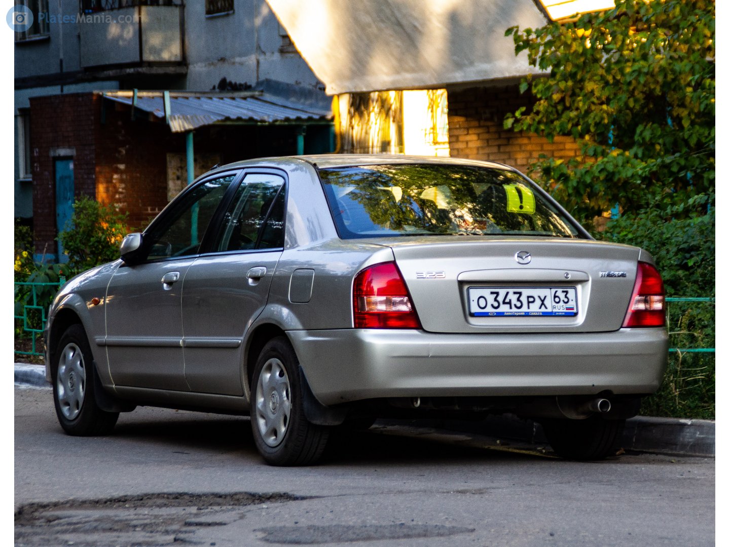 о 343 рх 63, Mazda 323 6th gen (Protégé) Sedan (BJ), 1998–2003