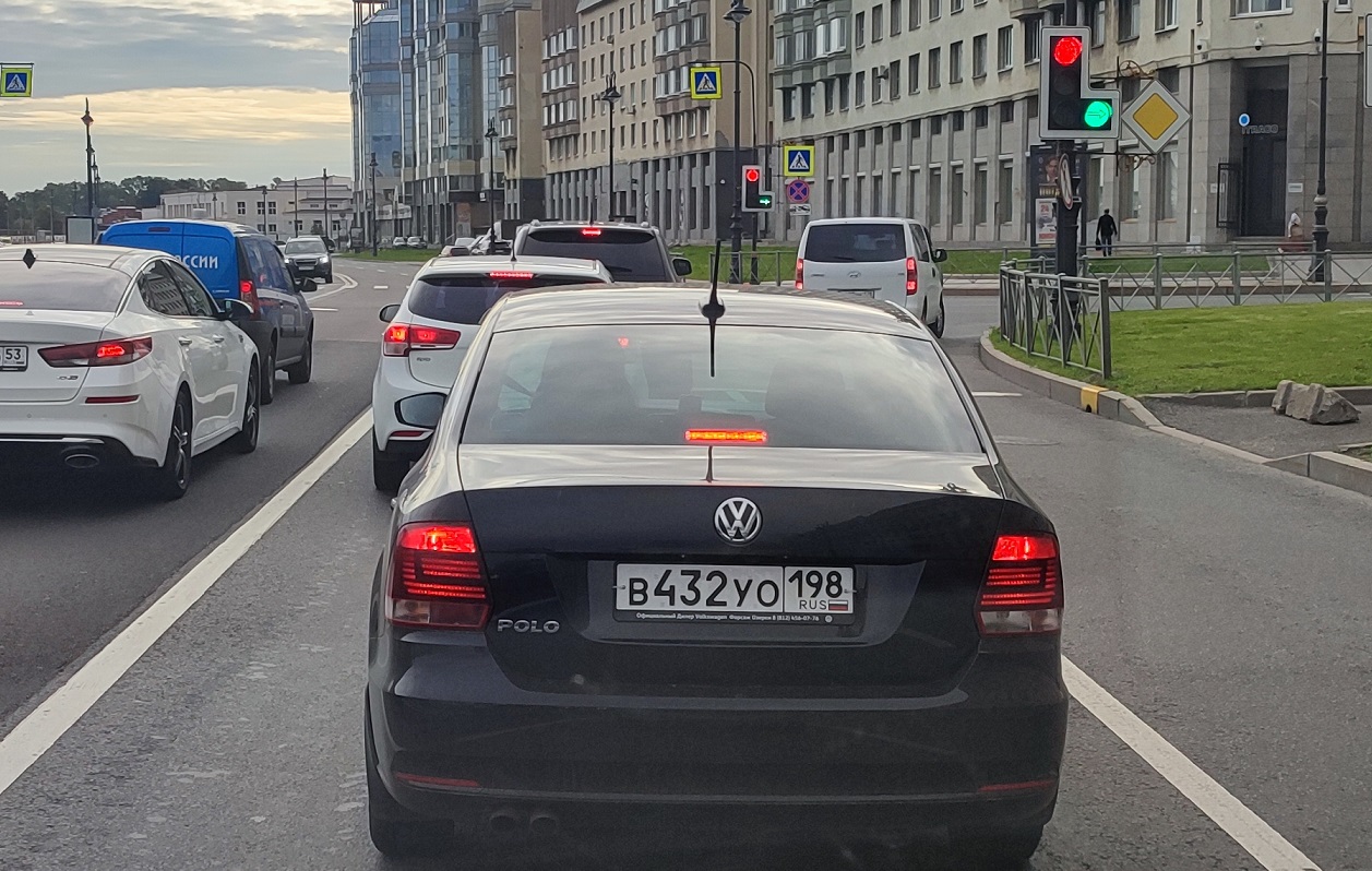 в 432 уо 198, Volkswagen Polo 5th gen Sedan (A05), 1st facelift, 2015–2020