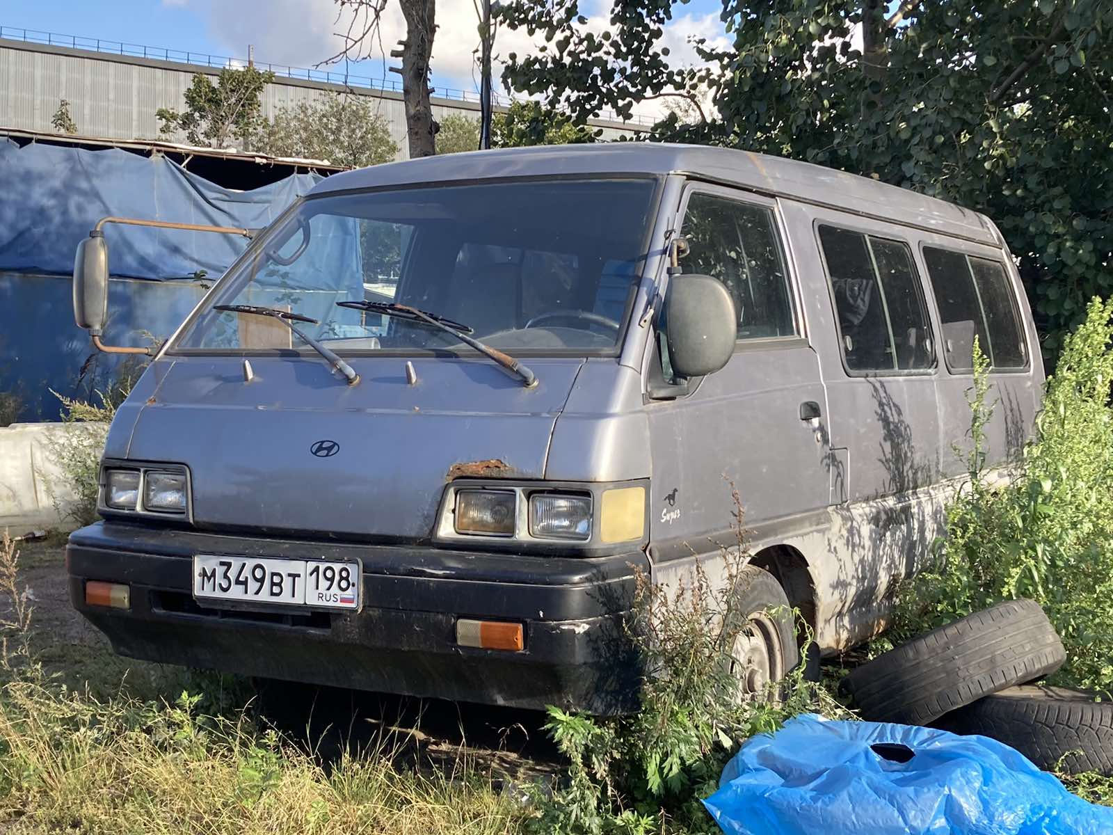 м 349 вт 198, Hyundai H100 1st gen Van (P1000), 1987–1993