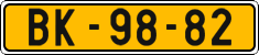 License plate of the Czech Republic, Commercial vehicles (1960)