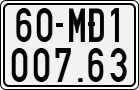 License plate of Vietnam, Specialty plates
