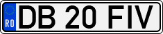 License plate of Romania, Regular plates