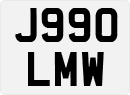 License plate of the United Kingdom, 1983 year system