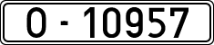 License plates of Spain, 1900 year series